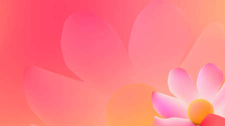 Congratulations background or special women's holidays and feminine or romantic nuances in the form of a landscapeのイラスト素材