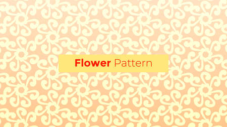 circular abstract flower patternのイラスト素材