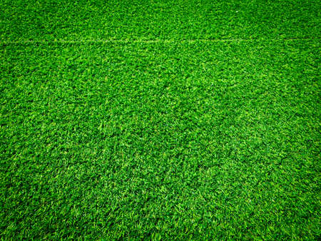 Beautiful green grass pattern from golf course for background. Copy space for work and design, Top viewの写真素材