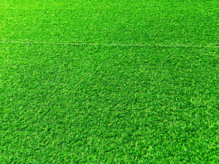Beautiful green grass pattern from golf course for background. Copy space for work and design, Top viewの写真素材