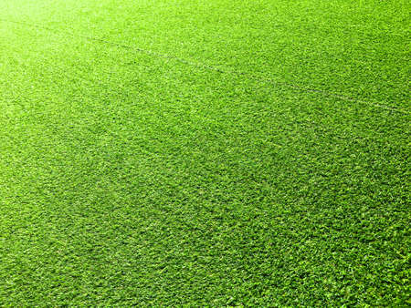 Beautiful green grass pattern from golf course for background. Copy space for work and design, Top viewの写真素材