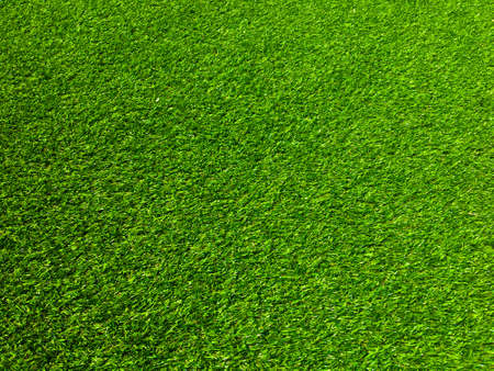Artificial green grass texture background with copy space for work and design, Top viewの写真素材