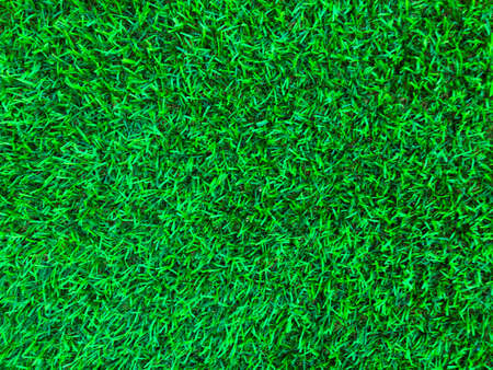 Beautiful green grass pattern from golf course for background. Copy space for work and design, Top viewの写真素材
