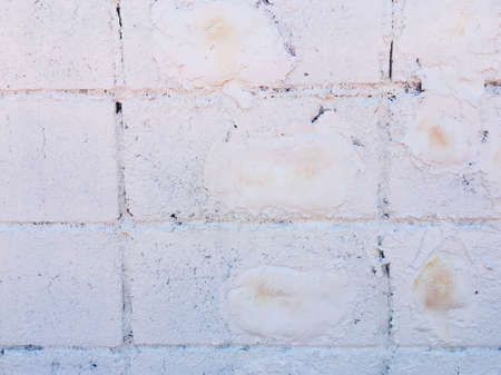 White brick wall texture background for design. Wallpaper for backdrop. の写真素材