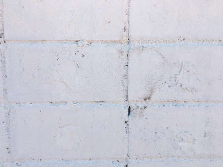 White brick wall texture background for design. Wallpaper for backdrop. の写真素材