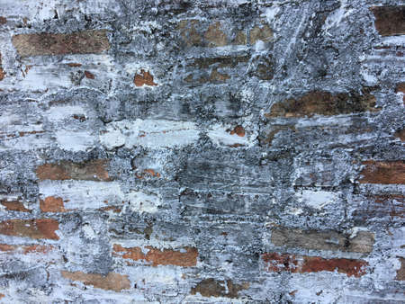 Old brick wall texture with copy space for background. Wallpaper for work and design.の写真素材