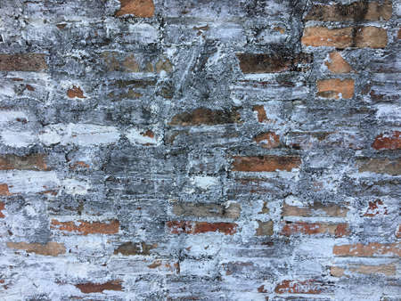 Old brick wall texture with copy space for background. Wallpaper for work and design.の写真素材