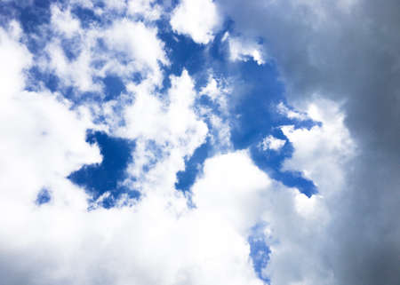 Beautiful natural sky with copy space background for designの写真素材