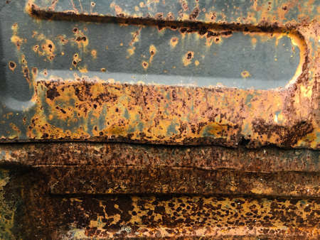 Old metal wall texture background for designの写真素材