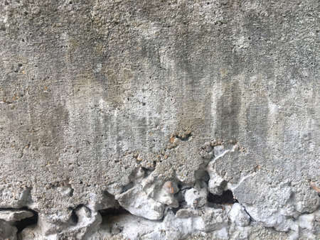 Grey concrete wall space for background with copy space, Top view