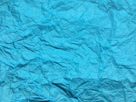 Modern blue crumpled paper texture background for Design.