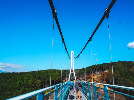 Shizuoka, Japan, November 6, 2019: Beautiful Mishima skywalk in japanのeditorial素材