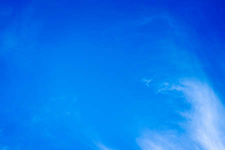 White clouds on blue skyの写真素材