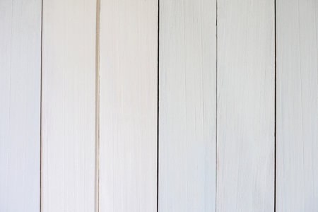 White wooden planks backdrop for website or wallpaper can use for background with copy space your designs or add text to make work look better and interesting. concept of surface of woodの写真素材