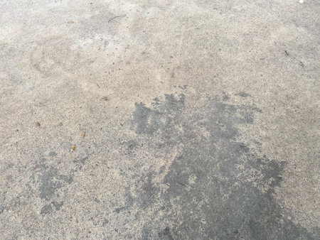 Antique stone wall with a stucco finish on a white backgroundの写真素材