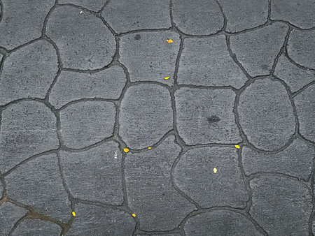 A vintage black concrete background with a textured and weathered surface, creating an abstract and...