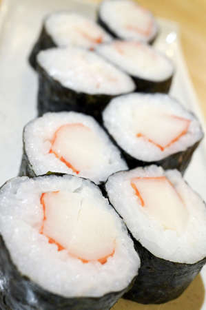 Sushi Fotomaki on a plate の写真素材