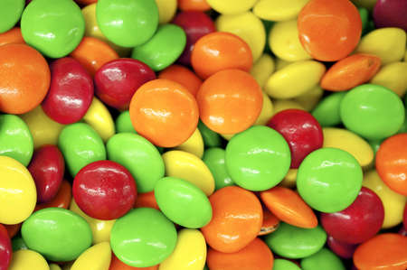 Closeup shot of a colorful candies used for cakes decorations. の写真素材