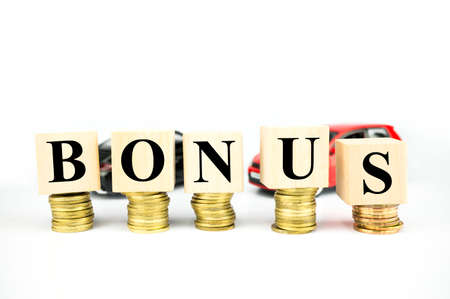 annual bonus and increment rewardsの写真素材