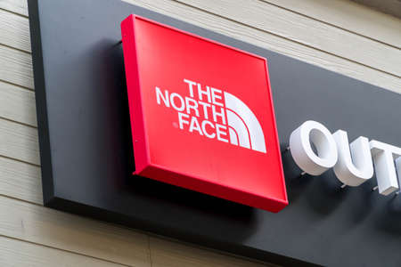 GENTING HIGHLAND, MALAYSIA - SEPTEMBER 16, 2017: The North Face Outlet. The North Face Inc is an American outdoor product company their products could be found in over 3,500 locations across the globeのeditorial素材