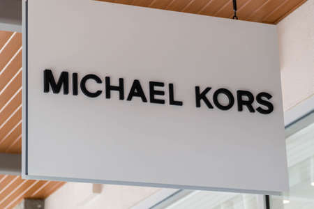GENTING HIGHLAND, MALAYSIA - SEPTEMBER 16, 2017: Michael Kors outlet. Michael Kors is a New York City-based fashion designer widely known for designing classic American sportswear for women.のeditorial素材