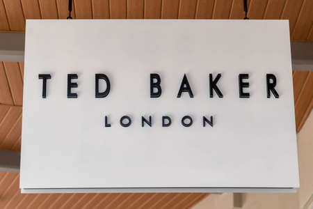 GENTING HIGHLAND, MALAYSIA - SEPTEMBER 16, 2017: Ted Baker store. Ted Baker plc is a British luxury clothing retail companyのeditorial素材