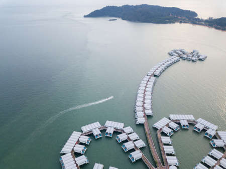 Aerial photography of Lexis Hibiscus in Port Dickson, Malaysiaのeditorial素材