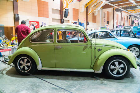 KUALA LUMPUR, MALAYSIA - JULY 28, 2018: Volkswagen Beetle (Volkswagen Type 1) at Festival Art of...