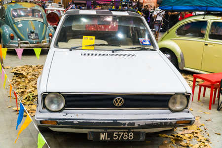 KUALA LUMPUR, MALAYSIA - JULY 28, 2018: Volkswagen Golf Mk1 at Festival Art of Speed in Kuala...