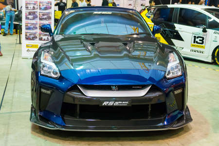 KUALA LUMPUR, MALAYSIA - JULY 28, 2018: Nissan GTR at Festival Art of Speed in Kuala Lumpur,...