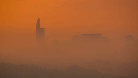 KUALA LUMPUR, MALAYSIA - JANUARY 5, 2019: Menara TM Tower in early morningのeditorial素材
