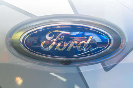 KUALA LUMPUR, MALAYSIA - NOVEMBER 23, 2018: Emblem from Ford Ranger Raptor at Kuala Lumpur Motor Showのeditorial素材