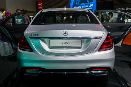 KUALA LUMPUR, MALAYSIA - NOVEMBER 23, 2018: Mercedes S 450 Coupe at Kuala Lumpur Motor Show