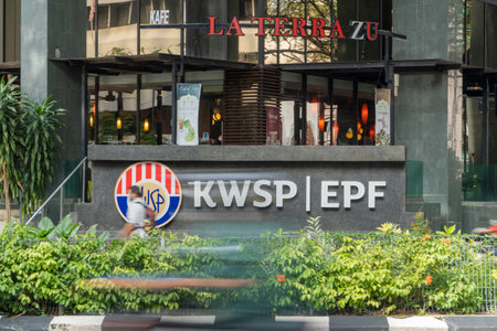 Kuala Lumpur, Malaysia - March 18, 2022: KWSP Employees provident fund, Malaysia's Prime Minister has approved the withdrawal of RM10k for the citizen that affected by the covid19 and recent floodのeditorial素材