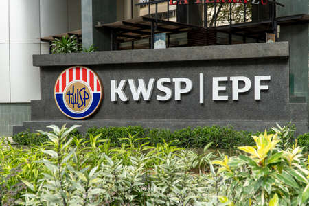Kuala Lumpur, Malaysia - March 18, 2022: KWSP Employees provident fund, Malaysia's Prime Minister has approved the withdrawal of RM10k for the citizen that affected by the covid19 and recent floodのeditorial素材