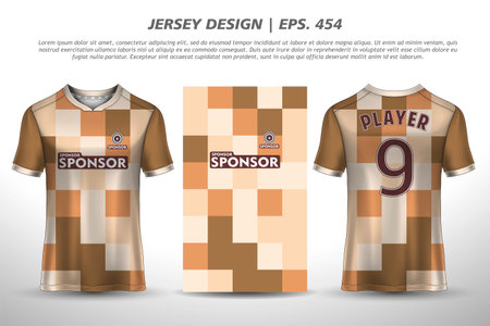 Soccer jersey football design sublimation sport t shirt design Premium Free Vector collection for racing, cycling, gaming, motocrossのイラスト素材