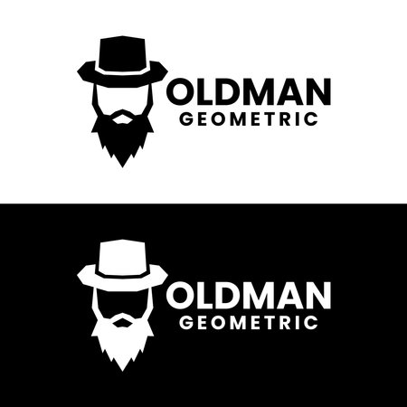 old man  design conceptのイラスト素材