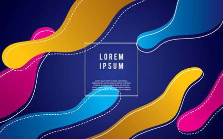 Colorful abstract geometric background vectorのイラスト素材