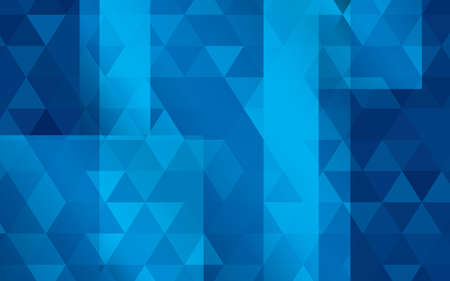 Abstract background of blue triangles