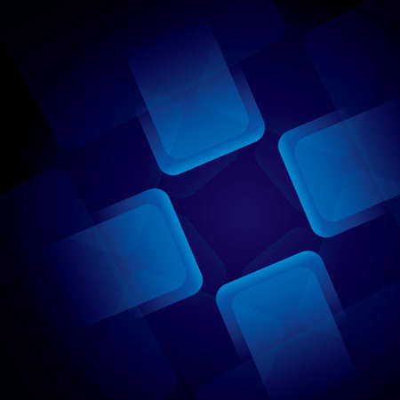 Blue rounded abstract backgroundのイラスト素材