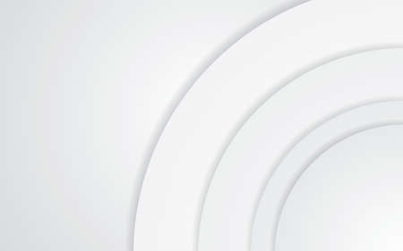 Abstract circle overlap white background vector illustrationのイラスト素材