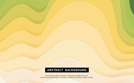 Abstract geometric background. Gradient overlap layers concept.のイラスト素材