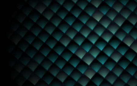 3D texture cubes at different opacity on a dark background. Abstract squares background.のイラスト素材