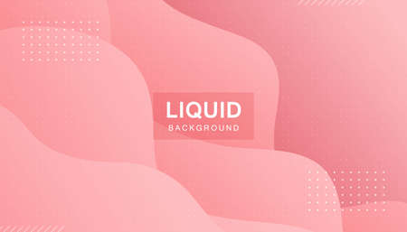 Pink abstract liquid background. Modern shape concept.のイラスト素材