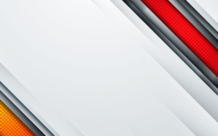 Red abstract backgrund vector, modern corporate concept with silver effect.の写真素材