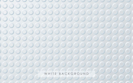 Abstract white and gray background. Modern circle shape texture background.のイラスト素材