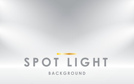 white side spot light backgroundのイラスト素材