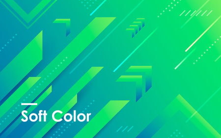 Gradient shape abstract geometric background. minimal design concept.のイラスト素材