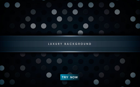 Black overlap background vector. Realistic overlap layer on pattern background. vector illustration.のイラスト素材