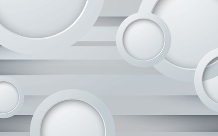 Abstract circle shape white backgroundのイラスト素材